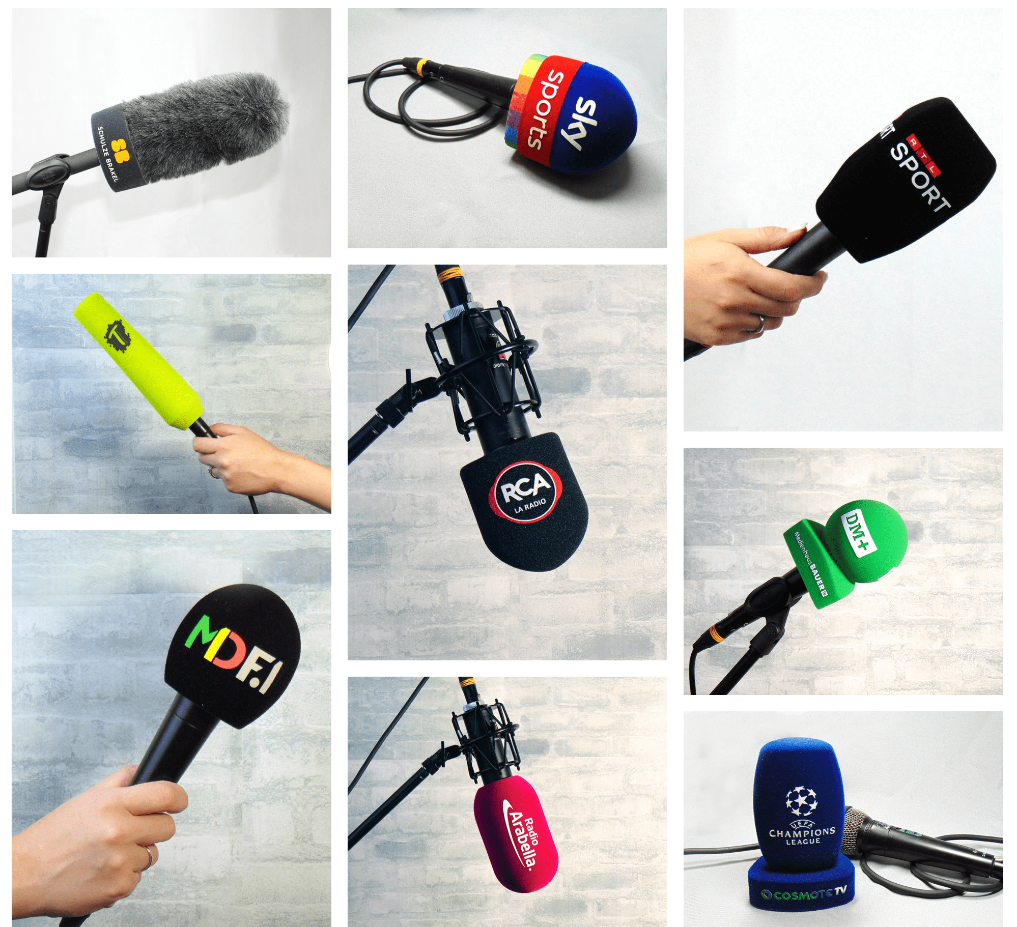 Windshield Mic Flags Gallery
